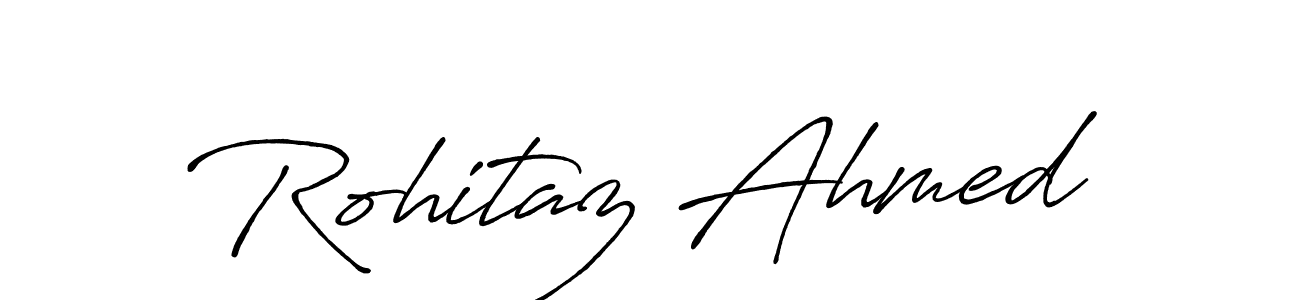 Also You can easily find your signature by using the search form. We will create Rohitaz Ahmed name handwritten signature images for you free of cost using Antro_Vectra_Bolder sign style. Rohitaz Ahmed signature style 7 images and pictures png