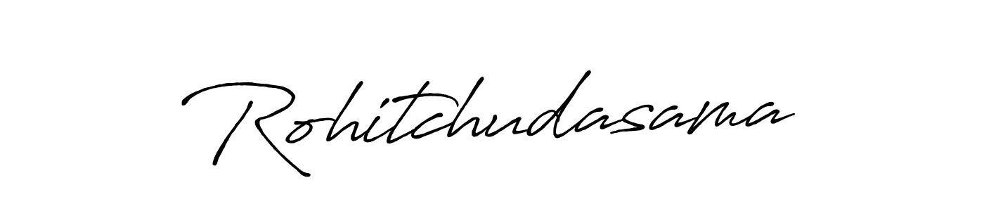 Design your own signature with our free online signature maker. With this signature software, you can create a handwritten (Antro_Vectra_Bolder) signature for name Rohitchudasama. Rohitchudasama signature style 7 images and pictures png