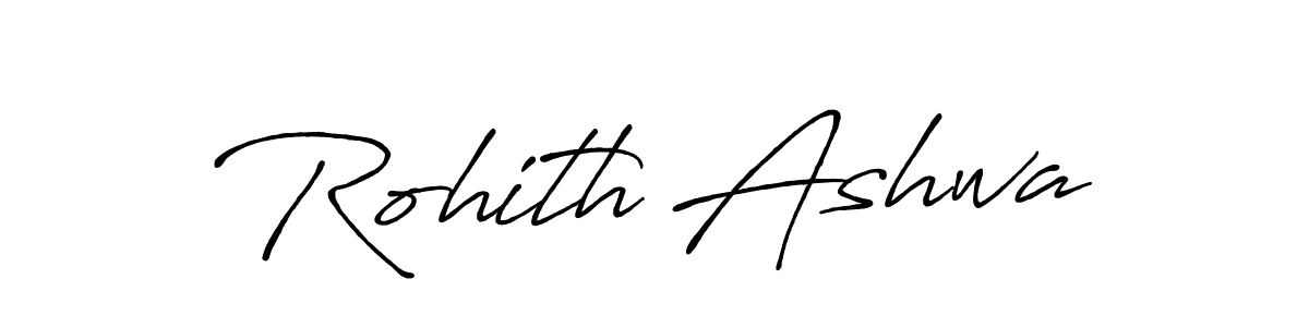 Antro_Vectra_Bolder is a professional signature style that is perfect for those who want to add a touch of class to their signature. It is also a great choice for those who want to make their signature more unique. Get Rohith Ashwa name to fancy signature for free. Rohith Ashwa signature style 7 images and pictures png