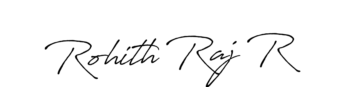 Design your own signature with our free online signature maker. With this signature software, you can create a handwritten (Antro_Vectra_Bolder) signature for name Rohith Raj R. Rohith Raj R signature style 7 images and pictures png