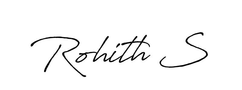 Antro_Vectra_Bolder is a professional signature style that is perfect for those who want to add a touch of class to their signature. It is also a great choice for those who want to make their signature more unique. Get Rohith S name to fancy signature for free. Rohith S signature style 7 images and pictures png
