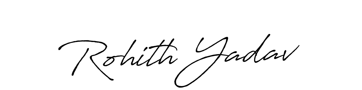 Use a signature maker to create a handwritten signature online. With this signature software, you can design (Antro_Vectra_Bolder) your own signature for name Rohith Yadav. Rohith Yadav signature style 7 images and pictures png