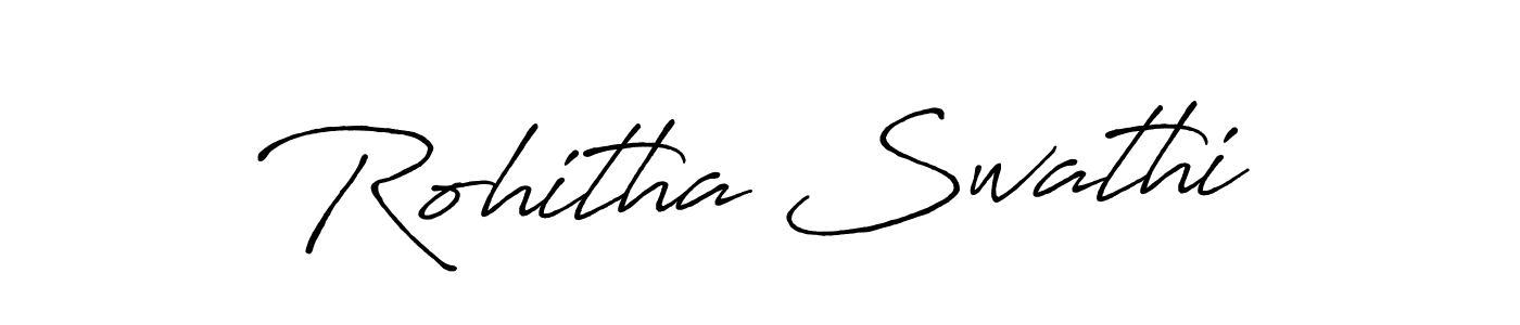 Make a short Rohitha Swathi signature style. Manage your documents anywhere anytime using Antro_Vectra_Bolder. Create and add eSignatures, submit forms, share and send files easily. Rohitha Swathi signature style 7 images and pictures png