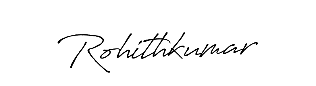 Design your own signature with our free online signature maker. With this signature software, you can create a handwritten (Antro_Vectra_Bolder) signature for name Rohithkumar. Rohithkumar signature style 7 images and pictures png