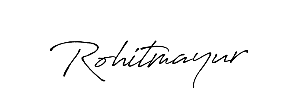 Also we have Rohitmayur name is the best signature style. Create professional handwritten signature collection using Antro_Vectra_Bolder autograph style. Rohitmayur signature style 7 images and pictures png