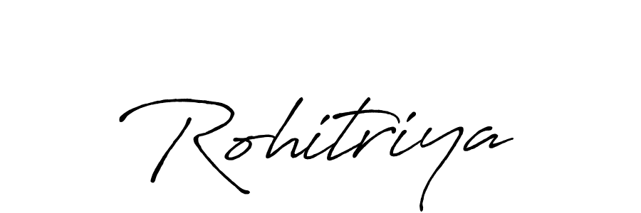 Similarly Antro_Vectra_Bolder is the best handwritten signature design. Signature creator online .You can use it as an online autograph creator for name Rohitriya. Rohitriya signature style 7 images and pictures png