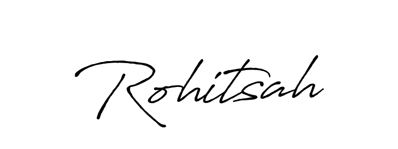 Rohitsah stylish signature style. Best Handwritten Sign (Antro_Vectra_Bolder) for my name. Handwritten Signature Collection Ideas for my name Rohitsah. Rohitsah signature style 7 images and pictures png