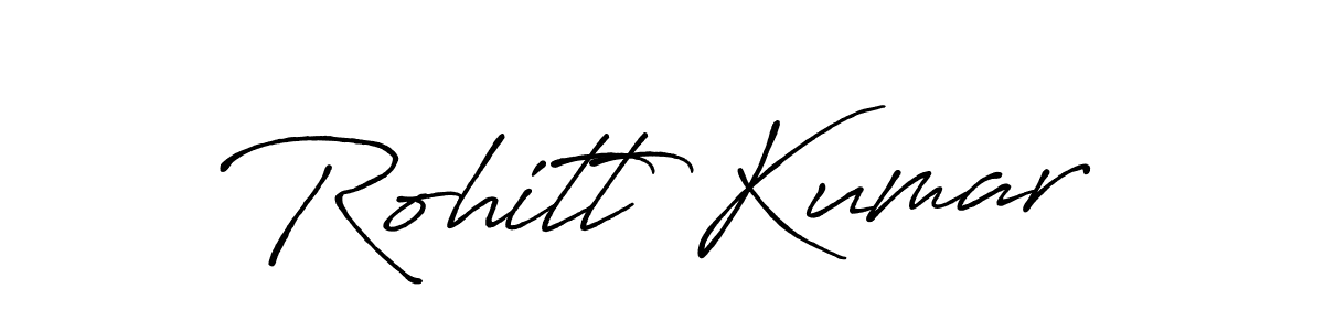 Also we have Rohitt Kumar name is the best signature style. Create professional handwritten signature collection using Antro_Vectra_Bolder autograph style. Rohitt Kumar signature style 7 images and pictures png