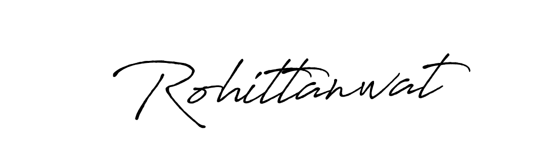Use a signature maker to create a handwritten signature online. With this signature software, you can design (Antro_Vectra_Bolder) your own signature for name Rohittanwat. Rohittanwat signature style 7 images and pictures png