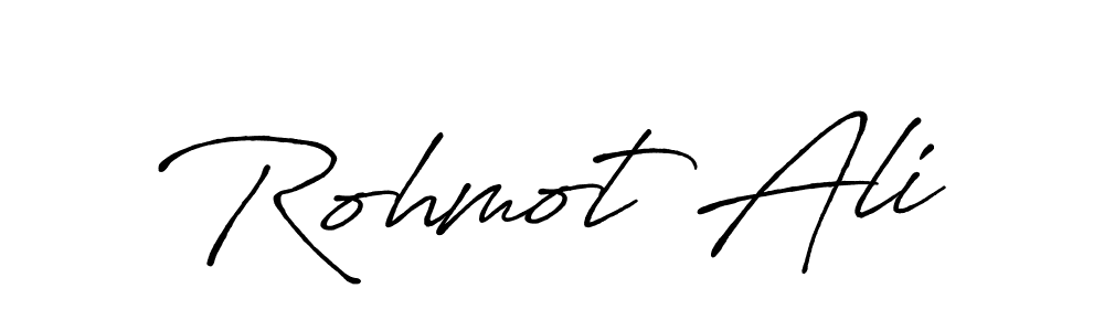 Check out images of Autograph of Rohmot Ali name. Actor Rohmot Ali Signature Style. Antro_Vectra_Bolder is a professional sign style online. Rohmot Ali signature style 7 images and pictures png
