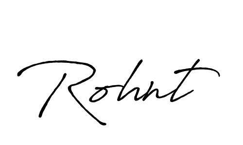 Best and Professional Signature Style for Rohnt. Antro_Vectra_Bolder Best Signature Style Collection. Rohnt signature style 7 images and pictures png