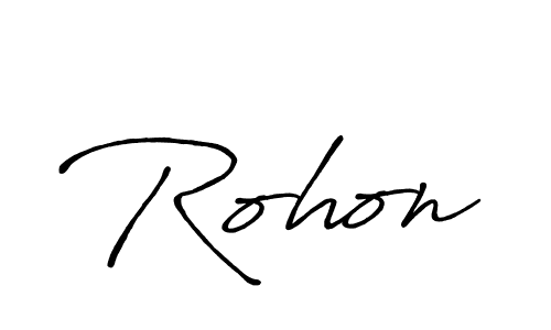 Antro_Vectra_Bolder is a professional signature style that is perfect for those who want to add a touch of class to their signature. It is also a great choice for those who want to make their signature more unique. Get Rohon name to fancy signature for free. Rohon signature style 7 images and pictures png