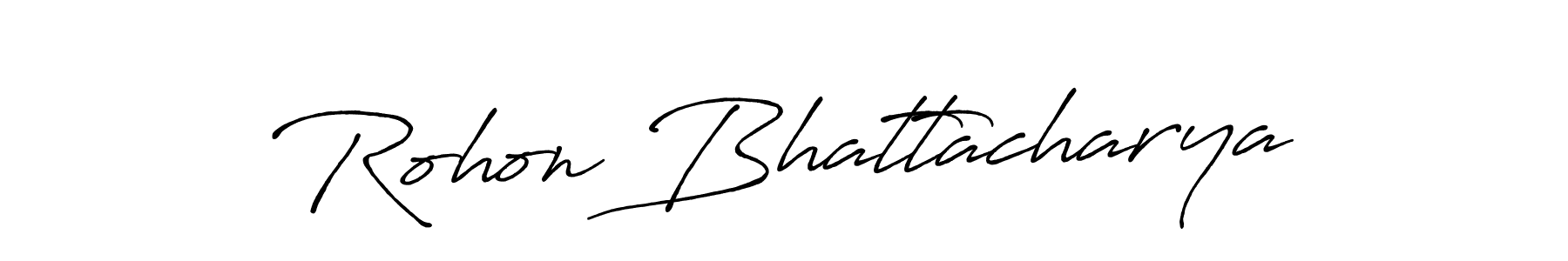 Make a short Rohon Bhattacharya signature style. Manage your documents anywhere anytime using Antro_Vectra_Bolder. Create and add eSignatures, submit forms, share and send files easily. Rohon Bhattacharya signature style 7 images and pictures png