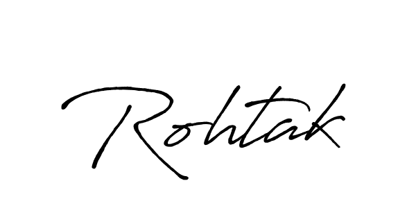 How to make Rohtak signature? Antro_Vectra_Bolder is a professional autograph style. Create handwritten signature for Rohtak name. Rohtak signature style 7 images and pictures png