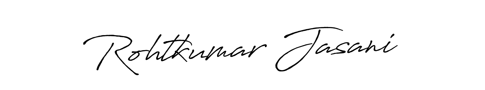 How to make Rohtkumar Jasani signature? Antro_Vectra_Bolder is a professional autograph style. Create handwritten signature for Rohtkumar Jasani name. Rohtkumar Jasani signature style 7 images and pictures png