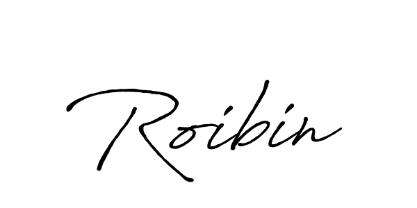 Also we have Roibin name is the best signature style. Create professional handwritten signature collection using Antro_Vectra_Bolder autograph style. Roibin signature style 7 images and pictures png