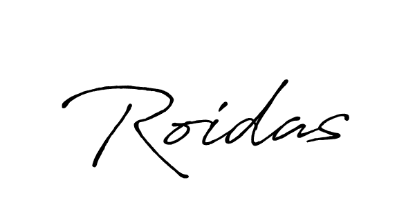 Roidas stylish signature style. Best Handwritten Sign (Antro_Vectra_Bolder) for my name. Handwritten Signature Collection Ideas for my name Roidas. Roidas signature style 7 images and pictures png