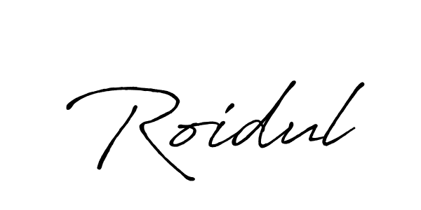 You should practise on your own different ways (Antro_Vectra_Bolder) to write your name (Roidul) in signature. don't let someone else do it for you. Roidul signature style 7 images and pictures png