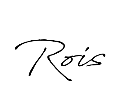 Use a signature maker to create a handwritten signature online. With this signature software, you can design (Antro_Vectra_Bolder) your own signature for name Rois. Rois signature style 7 images and pictures png