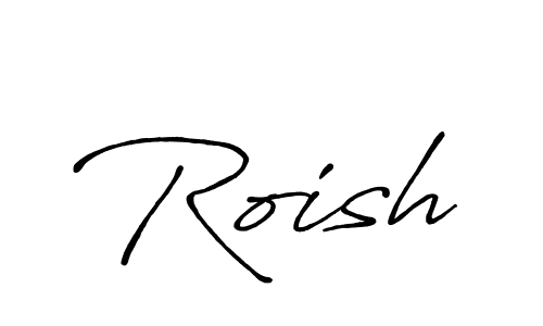 Once you've used our free online signature maker to create your best signature Antro_Vectra_Bolder style, it's time to enjoy all of the benefits that Roish name signing documents. Roish signature style 7 images and pictures png