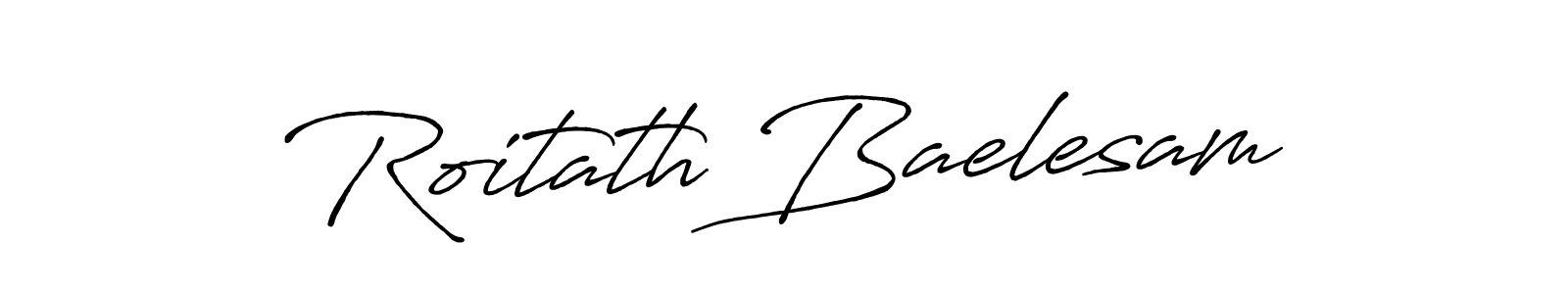 Make a beautiful signature design for name Roitath Baelesam. Use this online signature maker to create a handwritten signature for free. Roitath Baelesam signature style 7 images and pictures png