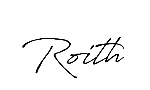 How to make Roith signature? Antro_Vectra_Bolder is a professional autograph style. Create handwritten signature for Roith name. Roith signature style 7 images and pictures png