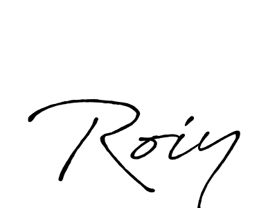 Once you've used our free online signature maker to create your best signature Antro_Vectra_Bolder style, it's time to enjoy all of the benefits that Roiy name signing documents. Roiy signature style 7 images and pictures png