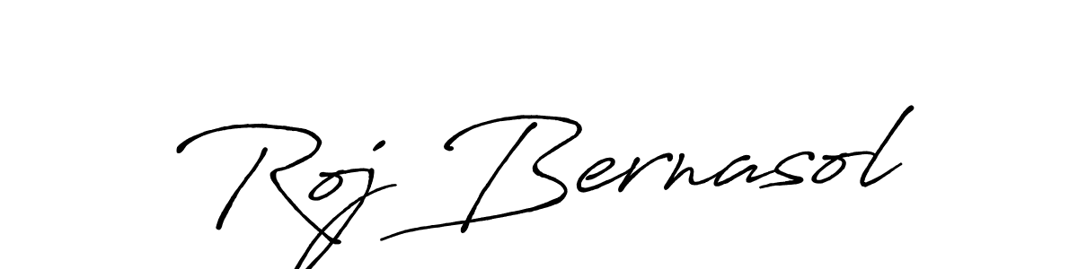 How to make Roj Bernasol name signature. Use Antro_Vectra_Bolder style for creating short signs online. This is the latest handwritten sign. Roj Bernasol signature style 7 images and pictures png