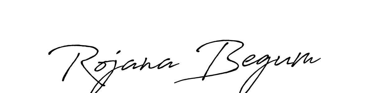 Create a beautiful signature design for name Rojana Begum. With this signature (Antro_Vectra_Bolder) fonts, you can make a handwritten signature for free. Rojana Begum signature style 7 images and pictures png