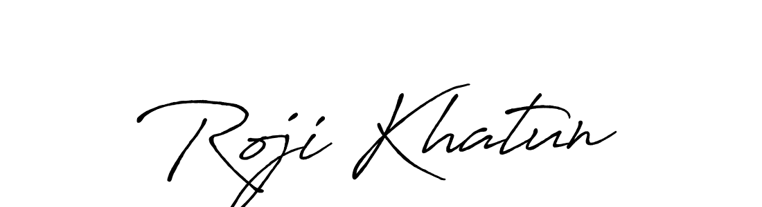 Make a beautiful signature design for name Roji Khatun. Use this online signature maker to create a handwritten signature for free. Roji Khatun signature style 7 images and pictures png