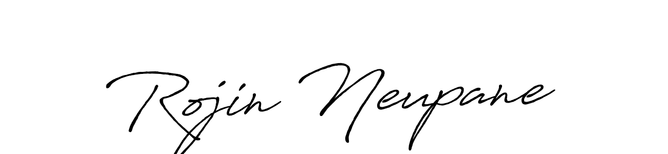 How to Draw Rojin Neupane signature style? Antro_Vectra_Bolder is a latest design signature styles for name Rojin Neupane. Rojin Neupane signature style 7 images and pictures png