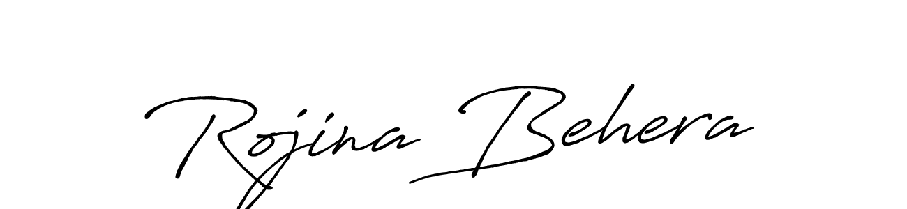 Make a beautiful signature design for name Rojina Behera. Use this online signature maker to create a handwritten signature for free. Rojina Behera signature style 7 images and pictures png