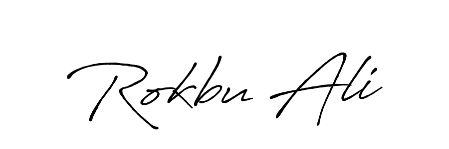 How to Draw Rokbu Ali signature style? Antro_Vectra_Bolder is a latest design signature styles for name Rokbu Ali. Rokbu Ali signature style 7 images and pictures png