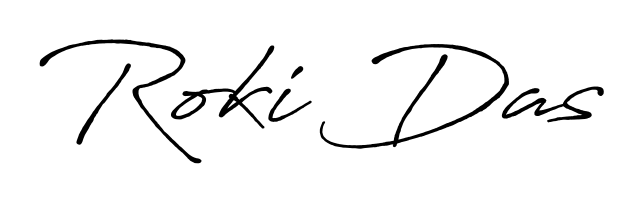 Create an unforgettable impression when signing with Roki Das name styled in Antro_Vectra_Bolder typography. 100% free online generator. Roki Das signature style 7 images and pictures png