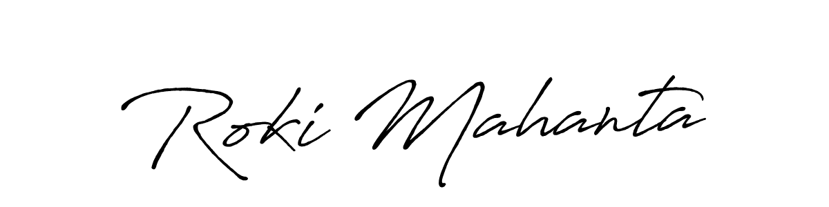 Best and Professional Signature Style for Roki Mahanta. Antro_Vectra_Bolder Best Signature Style Collection. Roki Mahanta signature style 7 images and pictures png