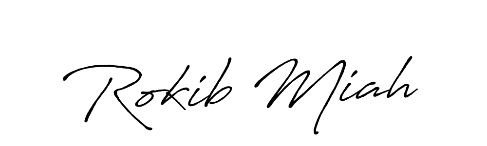 Make a beautiful signature design for name Rokib Miah. Use this online signature maker to create a handwritten signature for free. Rokib Miah signature style 7 images and pictures png
