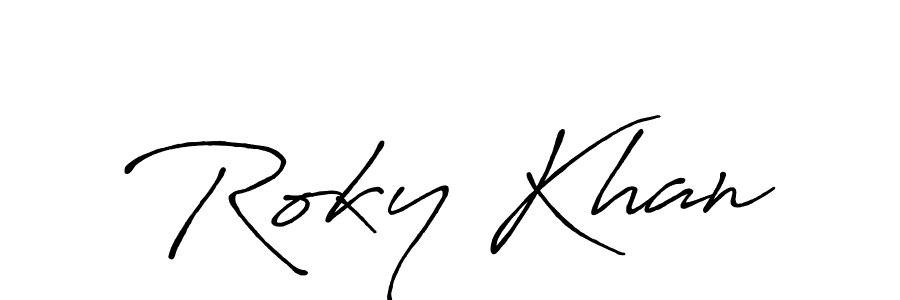 Here are the top 10 professional signature styles for the name Roky Khan. These are the best autograph styles you can use for your name. Roky Khan signature style 7 images and pictures png