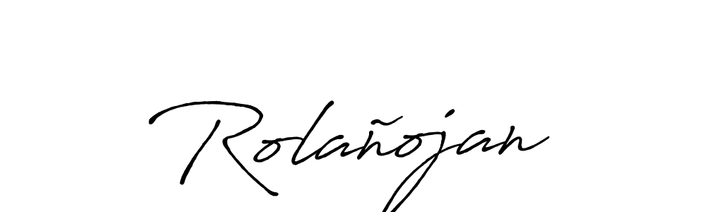 Similarly Antro_Vectra_Bolder is the best handwritten signature design. Signature creator online .You can use it as an online autograph creator for name Rolañojan. Rolañojan signature style 7 images and pictures png