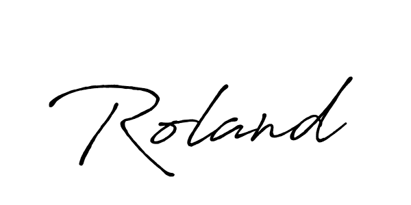 It looks lik you need a new signature style for name Roland. Design unique handwritten (Antro_Vectra_Bolder) signature with our free signature maker in just a few clicks. Roland signature style 7 images and pictures png