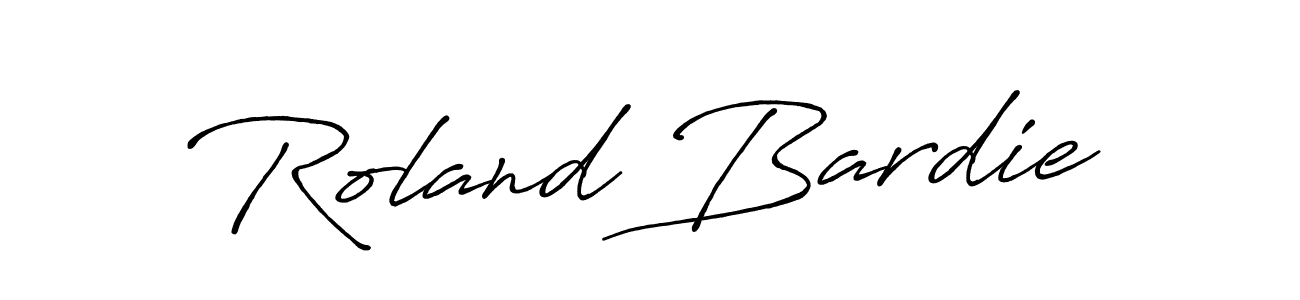 Make a beautiful signature design for name Roland Bardie. With this signature (Antro_Vectra_Bolder) style, you can create a handwritten signature for free. Roland Bardie signature style 7 images and pictures png