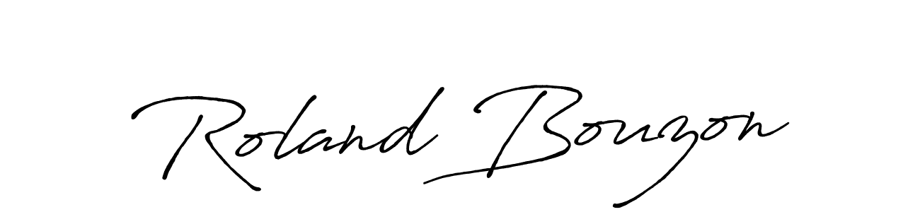 How to make Roland Bouzon signature? Antro_Vectra_Bolder is a professional autograph style. Create handwritten signature for Roland Bouzon name. Roland Bouzon signature style 7 images and pictures png