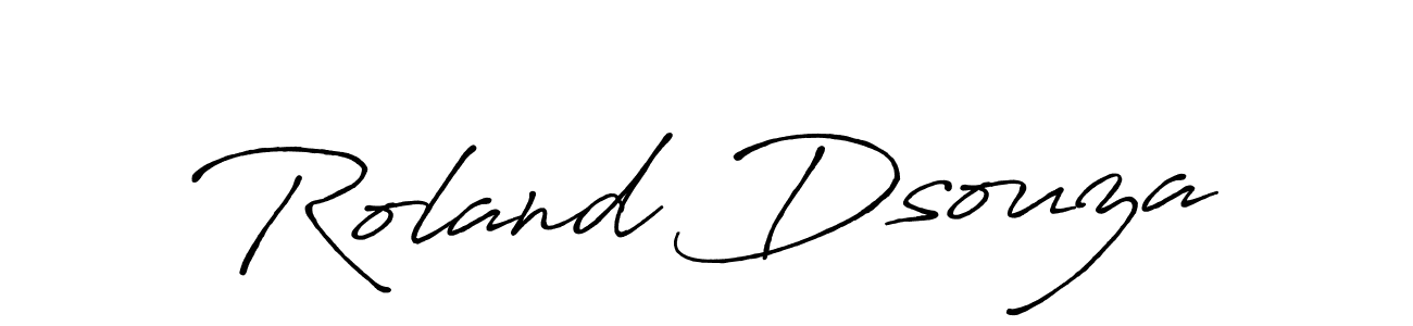 Also You can easily find your signature by using the search form. We will create Roland Dsouza name handwritten signature images for you free of cost using Antro_Vectra_Bolder sign style. Roland Dsouza signature style 7 images and pictures png