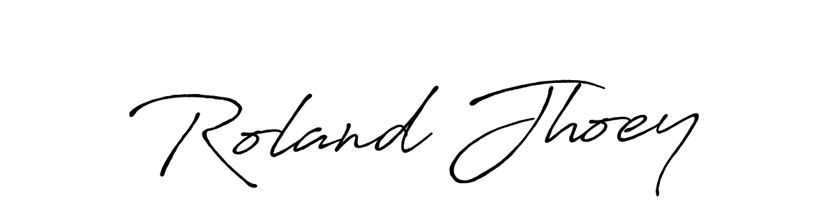 Make a beautiful signature design for name Roland Jhoey. With this signature (Antro_Vectra_Bolder) style, you can create a handwritten signature for free. Roland Jhoey signature style 7 images and pictures png