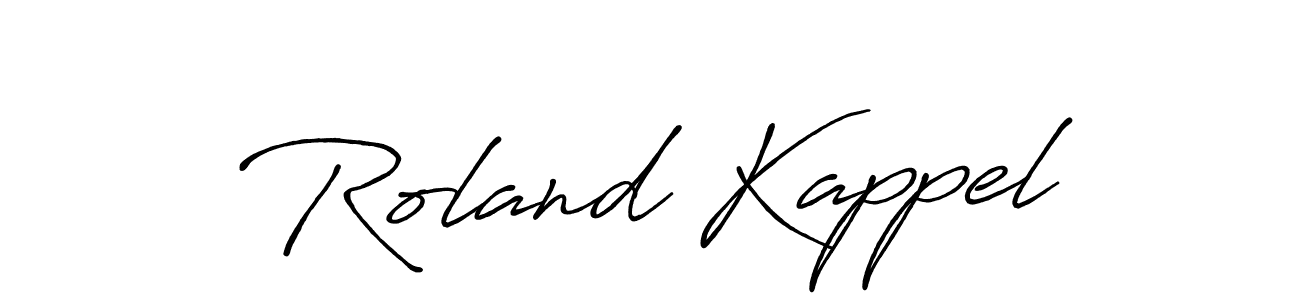 Antro_Vectra_Bolder is a professional signature style that is perfect for those who want to add a touch of class to their signature. It is also a great choice for those who want to make their signature more unique. Get Roland Kappel name to fancy signature for free. Roland Kappel signature style 7 images and pictures png
