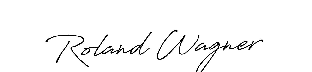 Make a beautiful signature design for name Roland Wagner. Use this online signature maker to create a handwritten signature for free. Roland Wagner signature style 7 images and pictures png