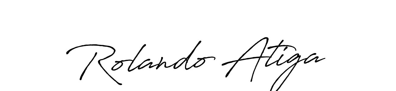 How to make Rolando Atiga signature? Antro_Vectra_Bolder is a professional autograph style. Create handwritten signature for Rolando Atiga name. Rolando Atiga signature style 7 images and pictures png