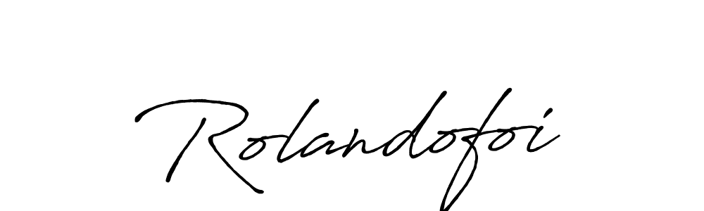 Once you've used our free online signature maker to create your best signature Antro_Vectra_Bolder style, it's time to enjoy all of the benefits that Rolandofoi name signing documents. Rolandofoi signature style 7 images and pictures png