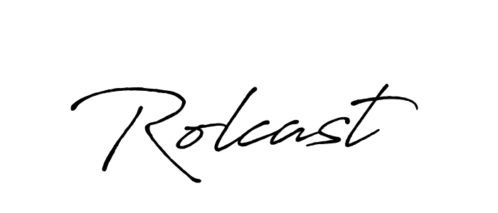 Also You can easily find your signature by using the search form. We will create Rolcast name handwritten signature images for you free of cost using Antro_Vectra_Bolder sign style. Rolcast signature style 7 images and pictures png