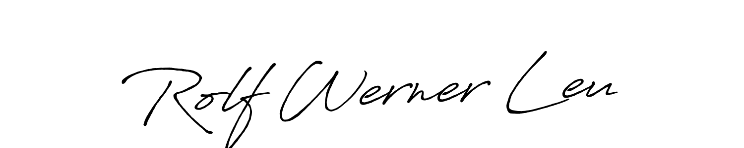 Best and Professional Signature Style for Rolf Werner Leu. Antro_Vectra_Bolder Best Signature Style Collection. Rolf Werner Leu signature style 7 images and pictures png