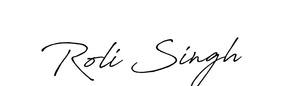 The best way (Antro_Vectra_Bolder) to make a short signature is to pick only two or three words in your name. The name Roli Singh include a total of six letters. For converting this name. Roli Singh signature style 7 images and pictures png